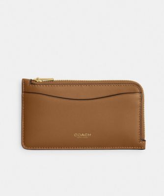 ＜COACH＞ニューヨーク　ジップ　カード　ケース